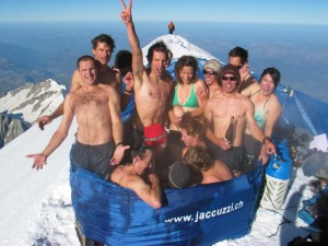 Hot Tub On Mount Blanc