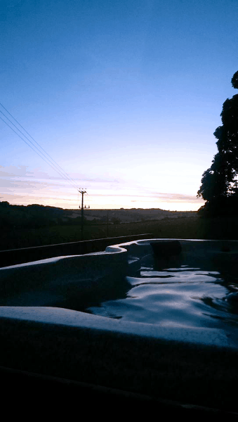 Arctic Spas Hot tub overlook sunset